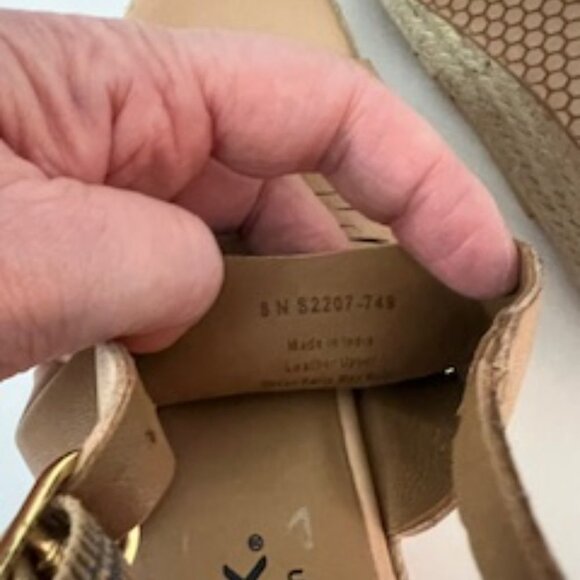 Softwalk Women's Leather Wedge Sandals 8N - Picture 5 of 6